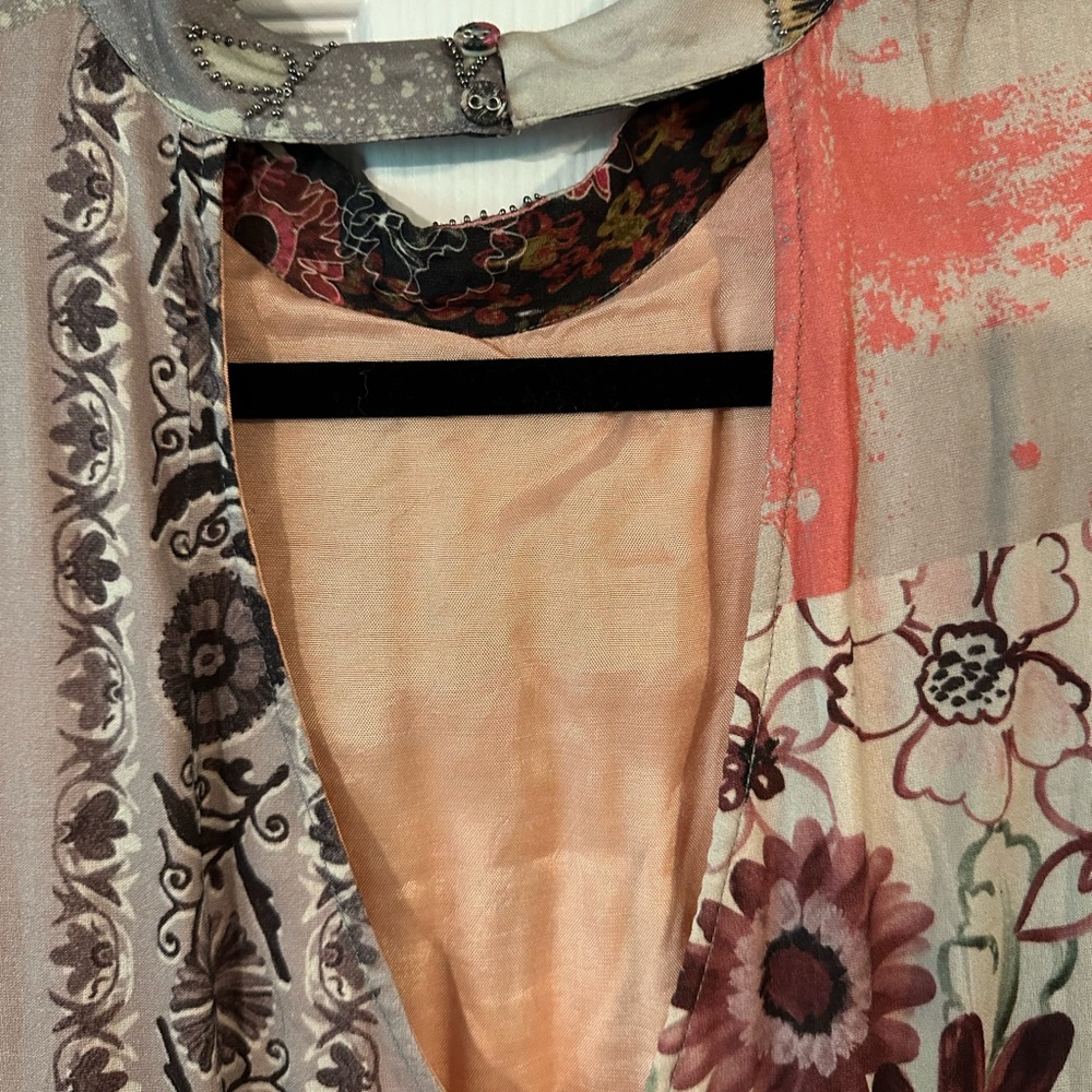 Anthropologie Floral Patchwork Maxi Dress - Picture 7 of 9
